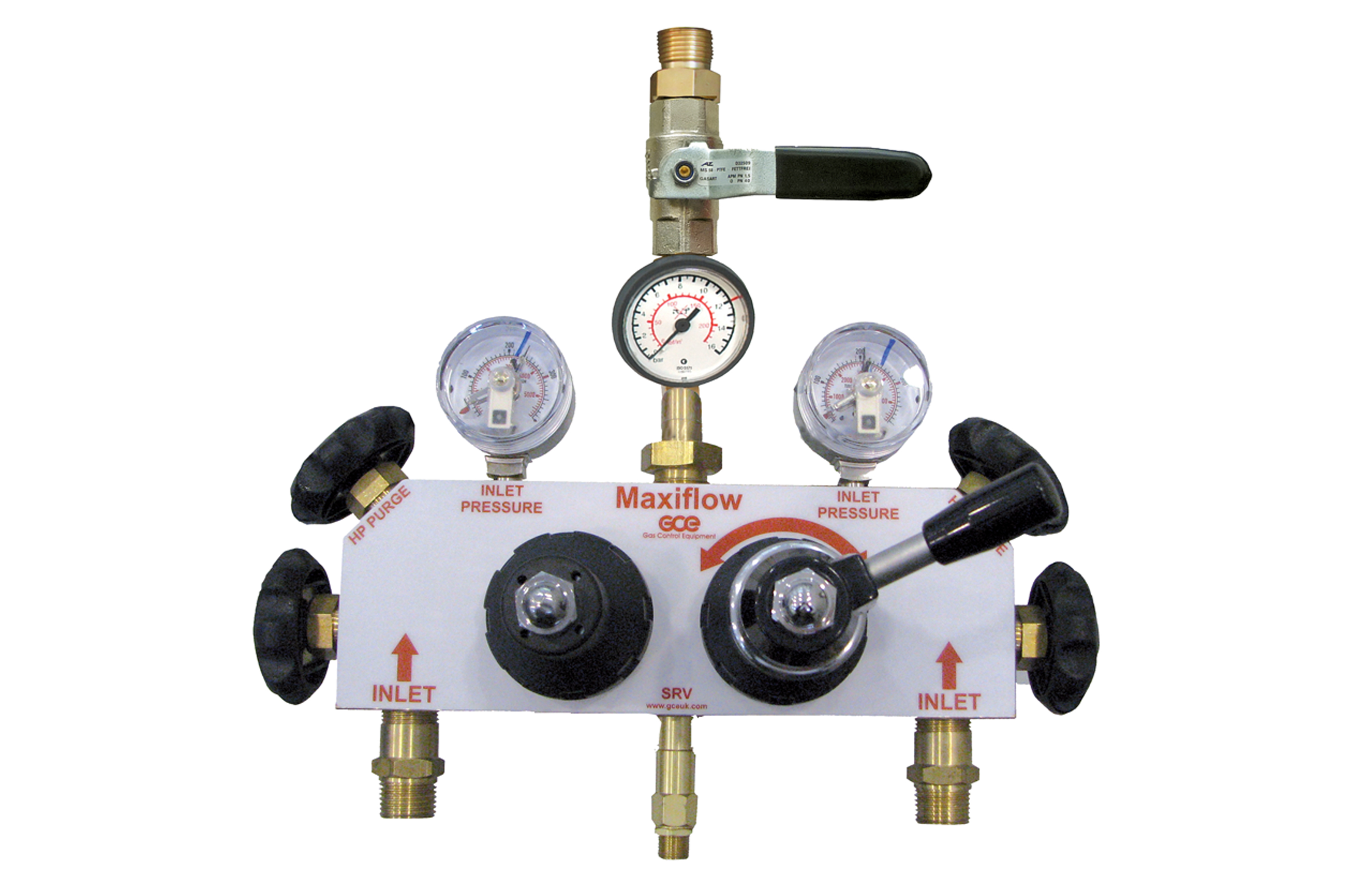 Inlet pressure. Inlet pressure. City water inlet. Inlet pressure. Cylinder with pressure regulator.